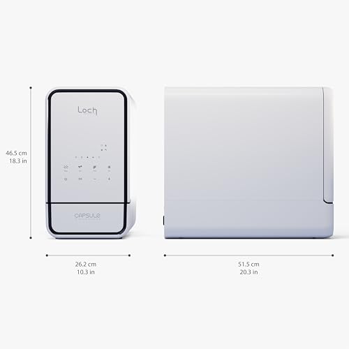 CounterTop Dishwasher Capsule - Compact Dishwasher - 10 Programmes, Touch Control, Auto-drying, Baby Care & Fruit Wash, No Plumbing Required - Perfect for Small Apartments, Offices, RVs. - Image 4