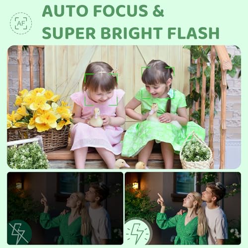 Digital Camera - 5K 72MP Vlogging Camera with 16X Zoom for Kids Autofocus Point and Shoot Photography Cameras - UHD 2.8'' Screen Compact Portable Camara with 32GB SD Card - Image 5