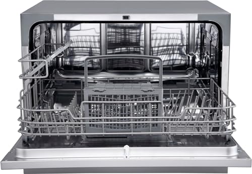 EdgeStar DWP63 21-5/8 Inch Wide 6 Place Setting Countertop Dishwasher - White - Image 6