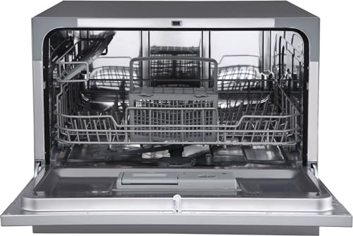 EdgeStar DWP63 21-5/8 Inch Wide 6 Place Setting Countertop Dishwasher - White - Image 7