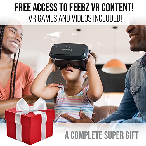 FEEBZ 3D VR Headset for Kids 2.0 + Android Remote - for iPhone & Android Phones | with 3D VR Videos & Apps Links | Virtual Reality Goggles Set for Beginners - Image 4