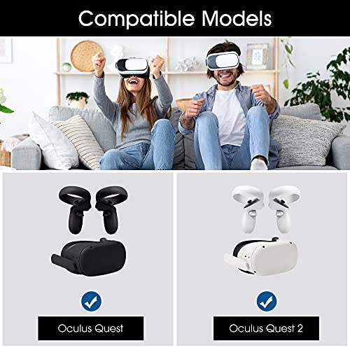 Kootek Carrying Travel Case for Oculus Quest 2 & 1 Compatible with VR Gaming Headset, Shockproof Storage Bag for VR Accessories, Includes Adjustable Shoulder Strap, Lens Protection Cover - Image 5