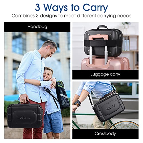 Kootek Carrying Travel Case for Oculus Quest 2 & 1 Compatible with VR Gaming Headset, Shockproof Storage Bag for VR Accessories, Includes Adjustable Shoulder Strap, Lens Protection Cover - Image 8