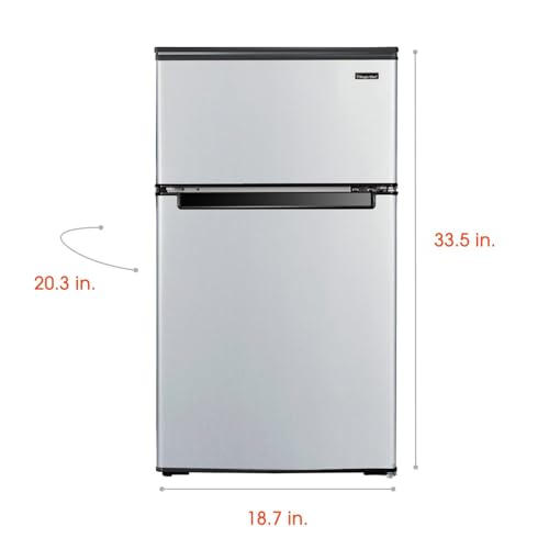 Magic Chef 3.1 cu. ft. Mini Refrigerator in Stainless Look (Stainless Steel) - Image 4