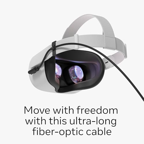 Meta Quest Link Cable - Virtual Reality Headset Cable for Quest - 16FT (5M) - PC VR - Image 4