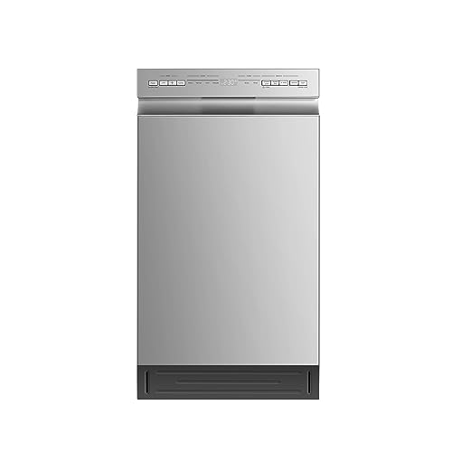 Midea MDF18A1AST Built-in Dishwasher with 8 Place Settings, 6 Washing Programs, Stainless Steel Tub & Eastman Dishwasher Installation Kit with Angled Electrical Cord, 3/4 Inch Compression - Image 4