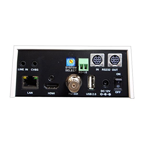 PTZOptics-20X-SDI GEN-2 1080P PTZ Indoor IP Streaming Camera with Simultaneous HDMI and 3G-SDI Outputs - White - Image 4