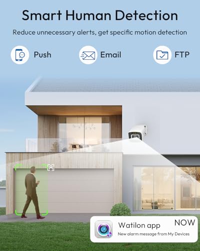 Rraycom [Human Detect 5MP PoE Camera, IP Camera Outdoor, 2 Way Audio, Spotlight&Sound Alarm, Color Night Vision, 120° Viewing Angle, IP67 Waterproof, Remote Access, No Monthly Fee, Work w PoE NVR - Image 5