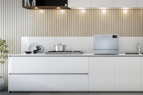 SPT SD-2225DS Countertop Dishwasher with Delay Start & LED, Silver, Silver - Image 3