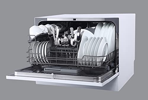 SPT SD-2225DWA Energy Star Countertop Dishwasher with Delay Start & LED – White - Image 8