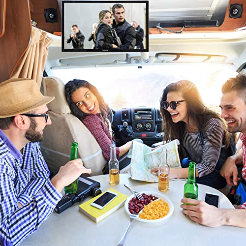 SYLVOX 27 Inch Smart TV 12/24 Volt TV 1080P FHD RV TV Android 11.0 Built-in Digital Video Disc Player with WiFi, Wireless Connection and Digital Noise Reduction Function - Image 6