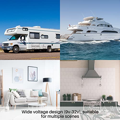 SYLVOX 27 Inch Smart TV 12/24 Volt TV 1080P FHD RV TV Android 11.0 Built-in Digital Video Disc Player with WiFi, Wireless Connection and Digital Noise Reduction Function - Image 7