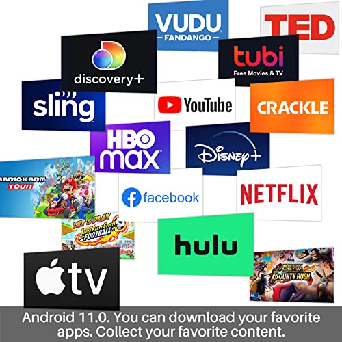 SYLVOX 27 Inch Smart TV 12/24 Volt TV 1080P FHD RV TV Android 11.0 Built-in Digital Video Disc Player with WiFi, Wireless Connection and Digital Noise Reduction Function - Image 8