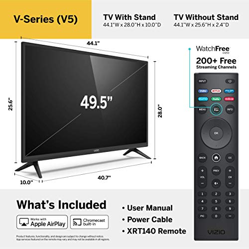 VIZIO 50 Inch 4K Smart TV, V-Series UHD LED HDR Television with Apple AirPlay and Chromecast Built-in - Image 4