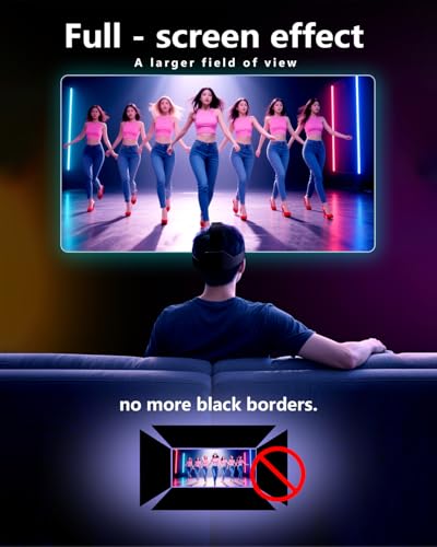 VR Headset for Phone, Virtual Reality Headsets with Anti-Blue Eyes Protected HD Lenses & Touch Keys for iPhone/Android 5-7 inch Smartphones - Image 5