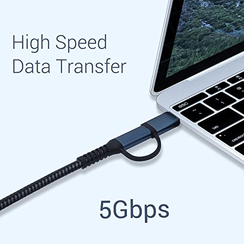 VR Link Cable 20FT Compatible for Oculus Quest 2, USB 3.2 Type C to C 5Gbps High Speed Data Transfer & Fast Charging Cord Compatible for Virtual Reality Headset and PC Gaming - Image 3