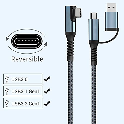 VR Link Cable 20FT Compatible for Oculus Quest 2, USB 3.2 Type C to C 5Gbps High Speed Data Transfer & Fast Charging Cord Compatible for Virtual Reality Headset and PC Gaming - Image 4