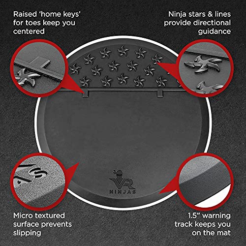 VR Ninjas Virtual Reality Gear Gaming Mat | The Original Non Slip, Comfortable Cushion Floor Mat For Position Orienting | Foam Anti Fatigue Mats | Premium Accessories For Game Room | PSVR FR XR AR - Image 5